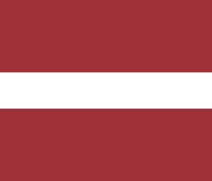 Σημαία Λετονίας Από Πλεκτό Πολυεστέρα Με Διπλές Ραφές (γαζιά) 90x135cm