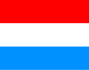 Σημαία Λουξεμβούργου Από Πλεκτό Πολυεστέρα Με Διπλές Ραφές (γαζιά) 90x135cm