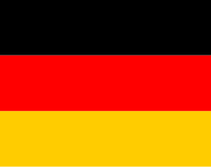 Σημαία Γερμανίας Από Πλεκτό Πολυεστέρα Με Διπλές Ραφές (γαζιά)