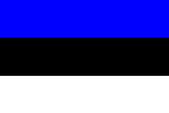 Σημαία Εσθονίας Από Πλεκτό Πολυεστέρα Με Διπλές Ραφές (γαζιά) 90x135cm