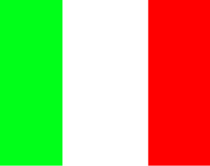 Σημαία Ιταλίας Από Πλεκτό Πολυεστέρα Με Διπλές Ραφές (γαζιά)