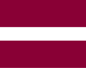 Σημαία Λετονίας Από Πλεκτό Πολυεστέρα Με Διπλές Ραφές (γαζιά) 90x135cm
