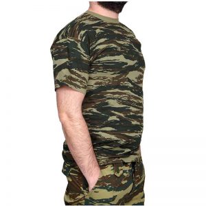 Κοντομάνικο T-Shirt Παραλλαγής Ελληνικού Στρατού 100% Βαμβακερό