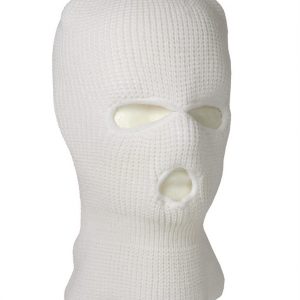 Mil-Tec Balaclava 3-Hole Acrlyic White