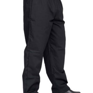 Anta Uniforms Παντελόνι Σεφ Με Λάστιχο Στη Μέση Μαύρο