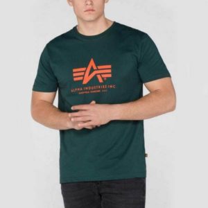 Alpha Industries Ανδρική Κοντομάνικη Μπλούζα Basic Dark Petrol