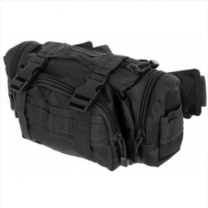 Mil-Tec “Fanny Pack Modular System Small” Τσαντάκι Μέσης Σε Μαύρο Χρώμα