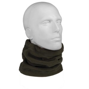 Mil-Tec Fleece Neck Warmer Περιλαίμιο Ελαστικό Σε Μαύρο Χρώμα